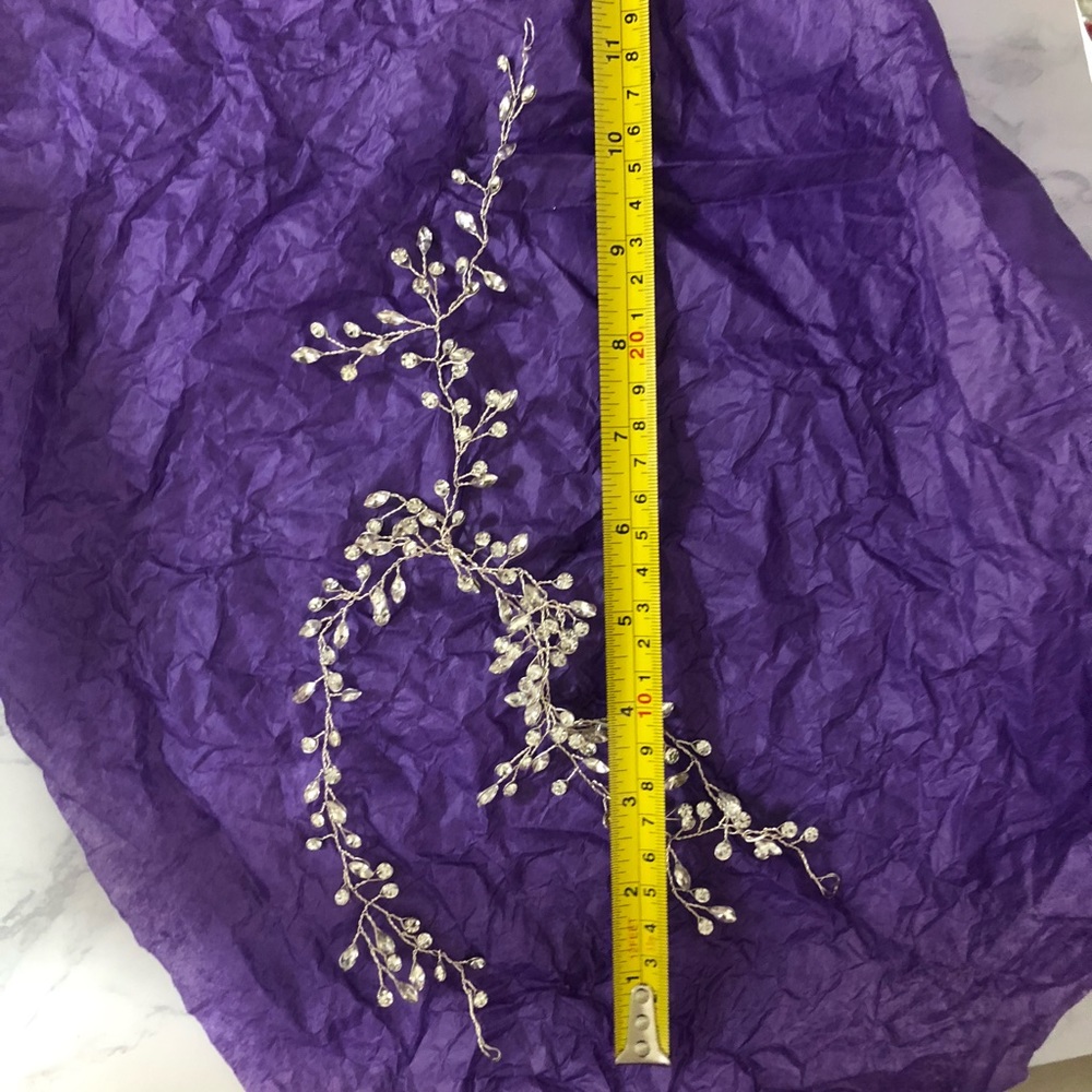 Bridal Headpiece Rhinestone - Picture 6 of 12